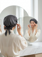 Touca de Seda — Proteção Noturna do Cabelo